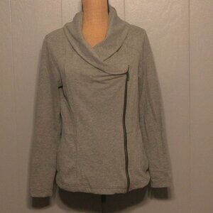Columbia Sportswear Company Asymmetrical Jacket in Heather Grey Size Medium